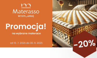 Letnia promocja Materasso -20%