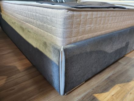 Łóżko tapicerowane Lorenzo 160x200 cm, bez pojemnika na pościel