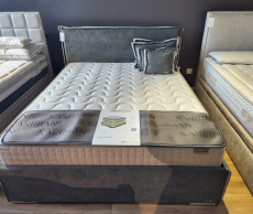 Łóżko tapicerowane Lorenzo 160x200 cm, bez pojemnika na pościel